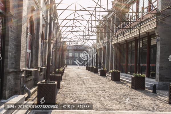 空曠的商業(yè)街