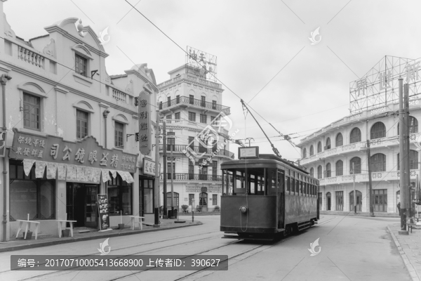 老上海南京路街景