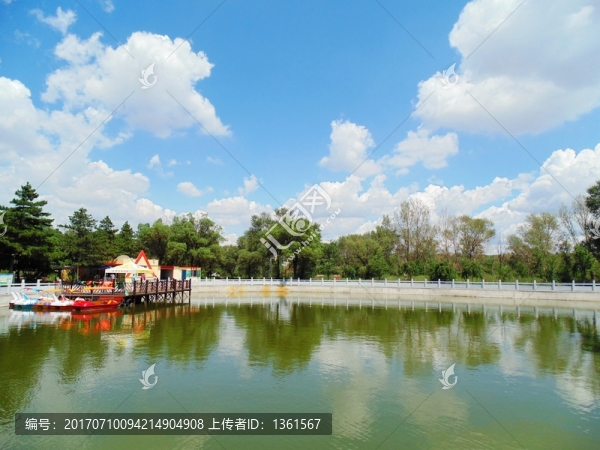 城市公園一角
