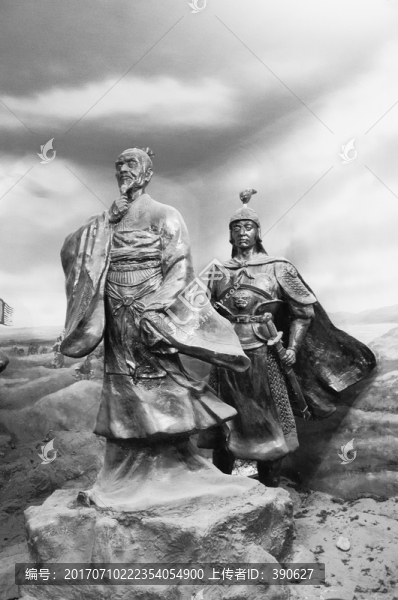 古代人物雕像