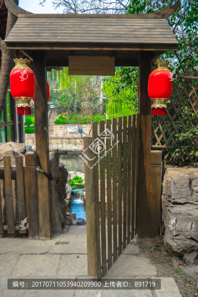山門,柴扉,竹門,農(nóng)家樂