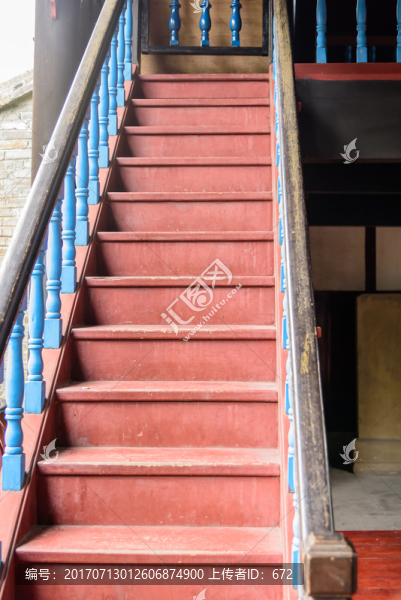 伏龍觀古建樓梯