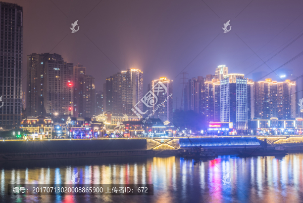 嘉陵江夜景