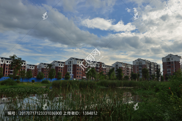 城市風(fēng)景,鄉(xiāng)村風(fēng)景,藍(lán)天白云