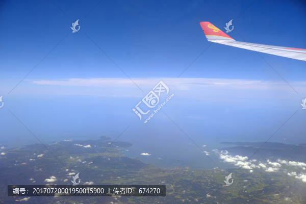 航拍海洋海島