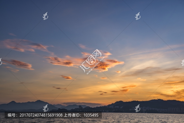 千島湖日出