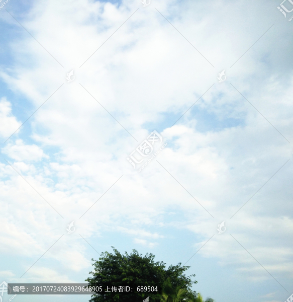 藍天白云