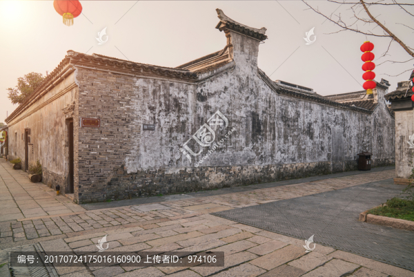 中國無錫蕩口古鎮(zhèn)風(fēng)光