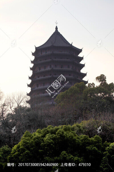 杭州,街景,六和塔