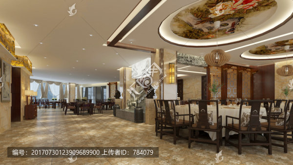 酒店餐廳效果圖