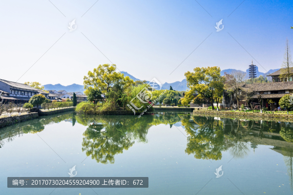湖光山色