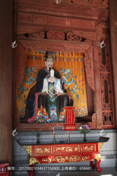 孔子弟子塑像