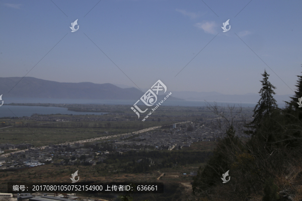大理全景洱海