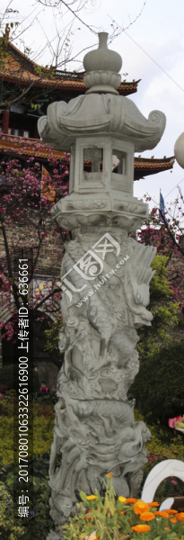 石雕柱子