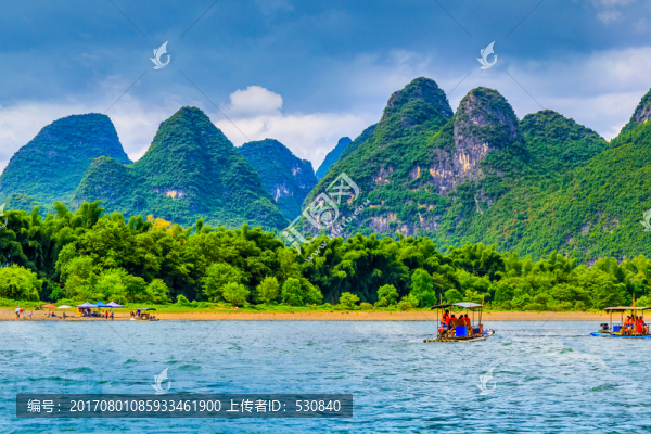 桂林山水漓江風光