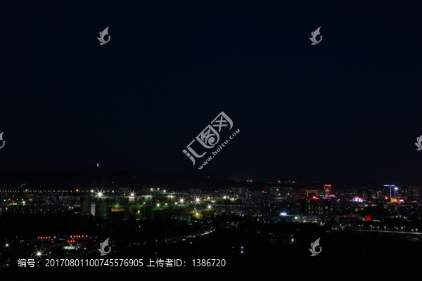 廣闊的城市夜景