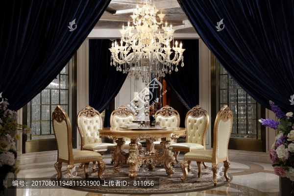 餐桌,意式家具,皇室家具
