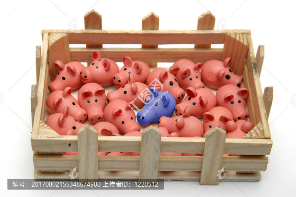 不同的