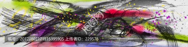 抽象油畫