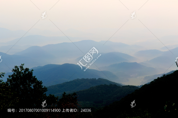 五皇山,云海