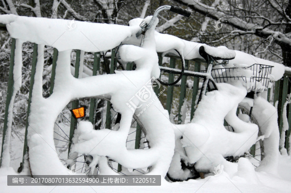 下雪的