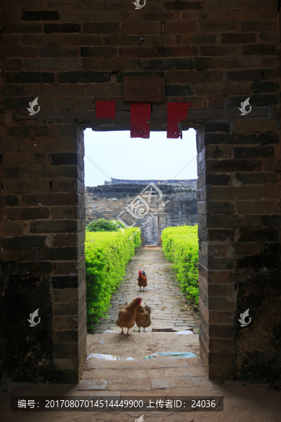 農(nóng)村,門口
