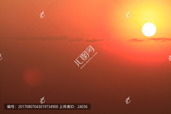 日出,太陽