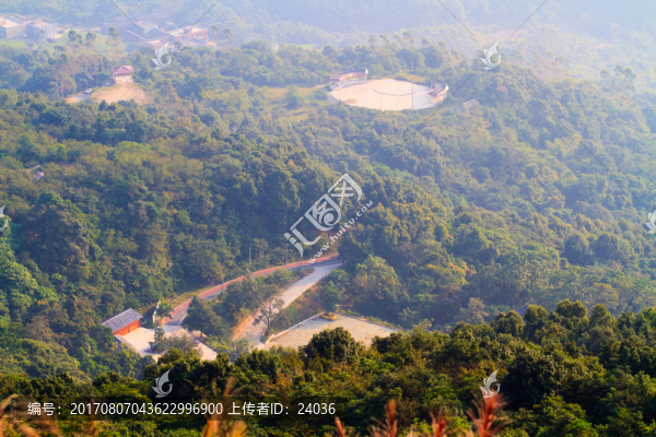 五皇山,群山