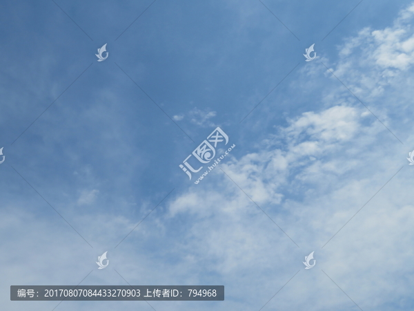藍天白云