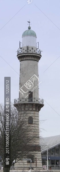 在warnemüNDE的燈塔