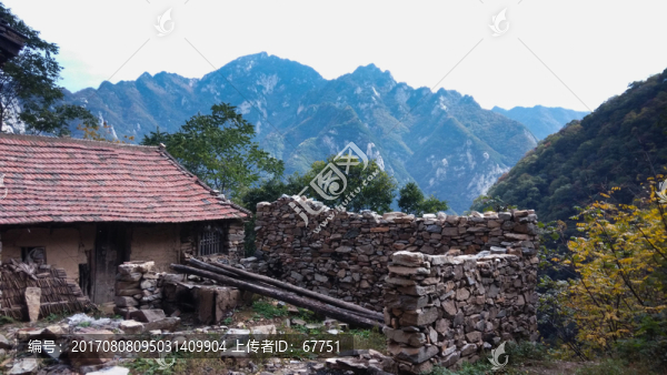 秦嶺,房屋,貧困,石頭房