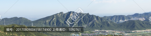 從定都峰遠(yuǎn)眺北京西山