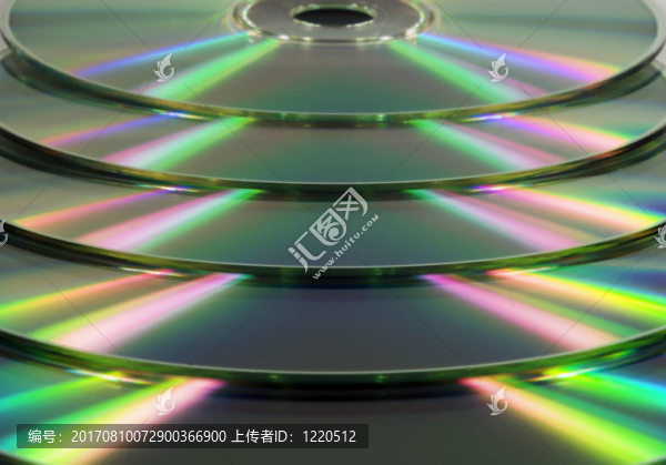堆疊的CD