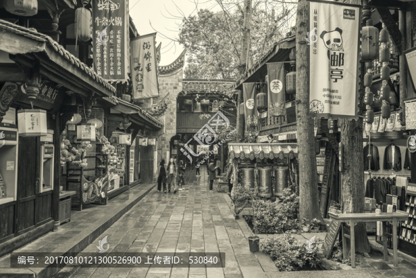 成都錦里古鎮(zhèn)懷舊照片
