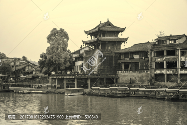 四川古鎮(zhèn)老照片