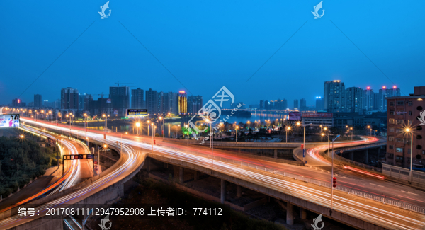 湖南省衡陽(yáng)市雁城都市夜景