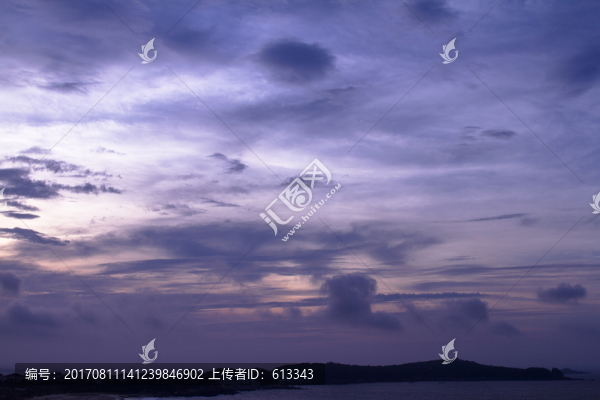 晨曦云層圖
