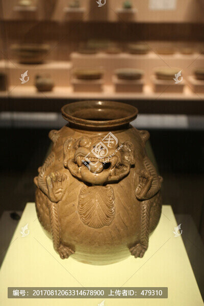 南京博物院,陶罐,博物院,展廳