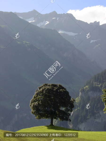 urnerboden山景中瑞士