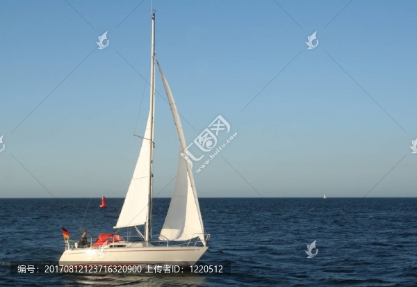 獨自在海邊