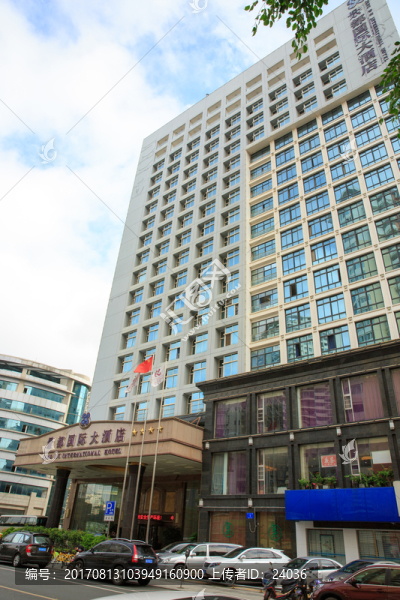 南寧街頭,景都國際大酒店