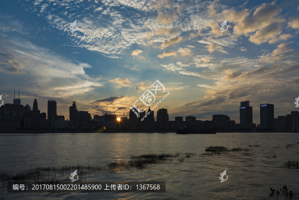 浦江夕陽