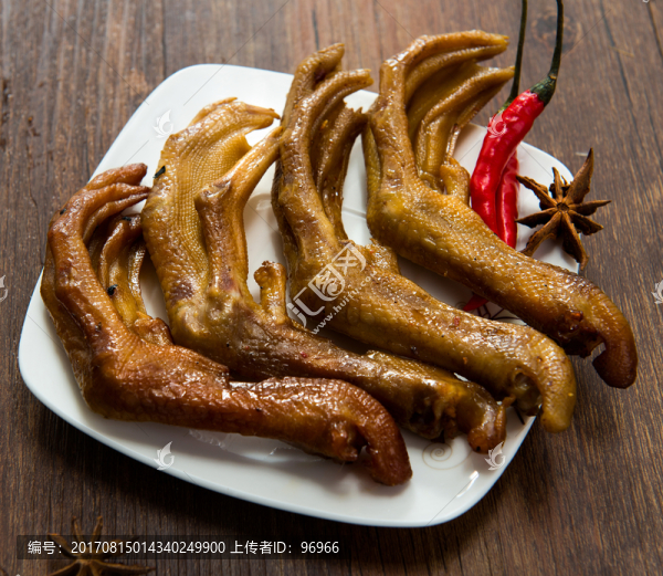 鴨爪,薰鴨爪,麻辣鴨爪