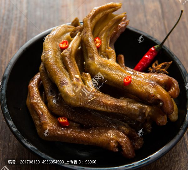 鴨爪,薰鴨爪,麻辣鴨爪