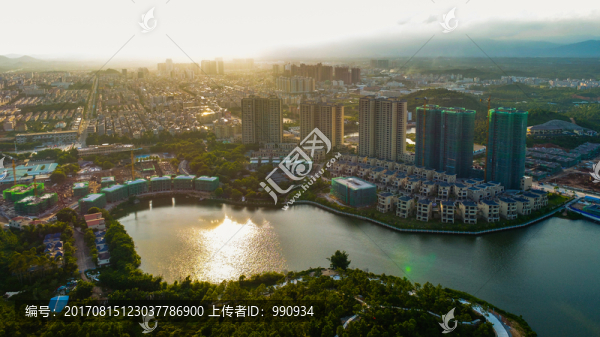 晚霞,,東湖