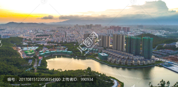 晚霞,,東湖