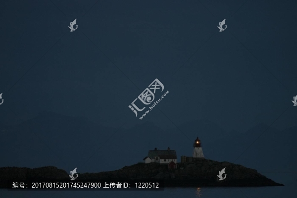 燈塔在羅弗敦群島