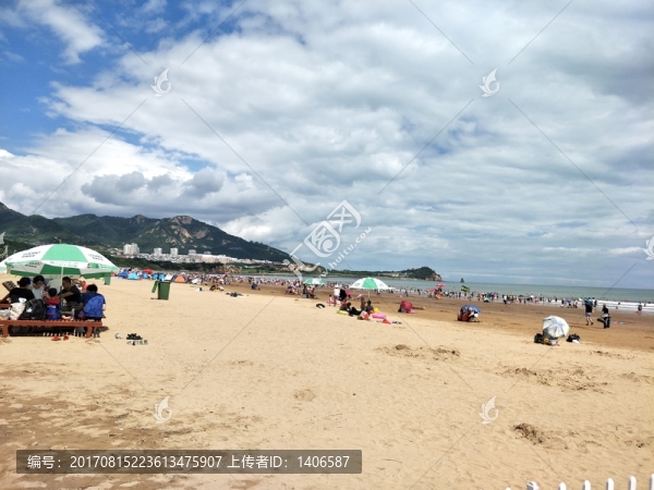 青島海邊沙灘