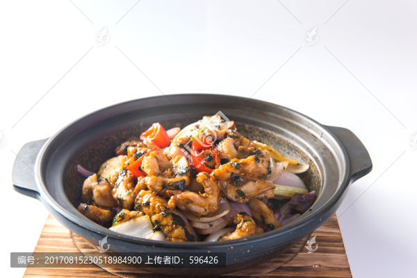 洋蔥炒脆肉皖