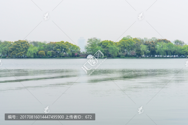西湖晨景